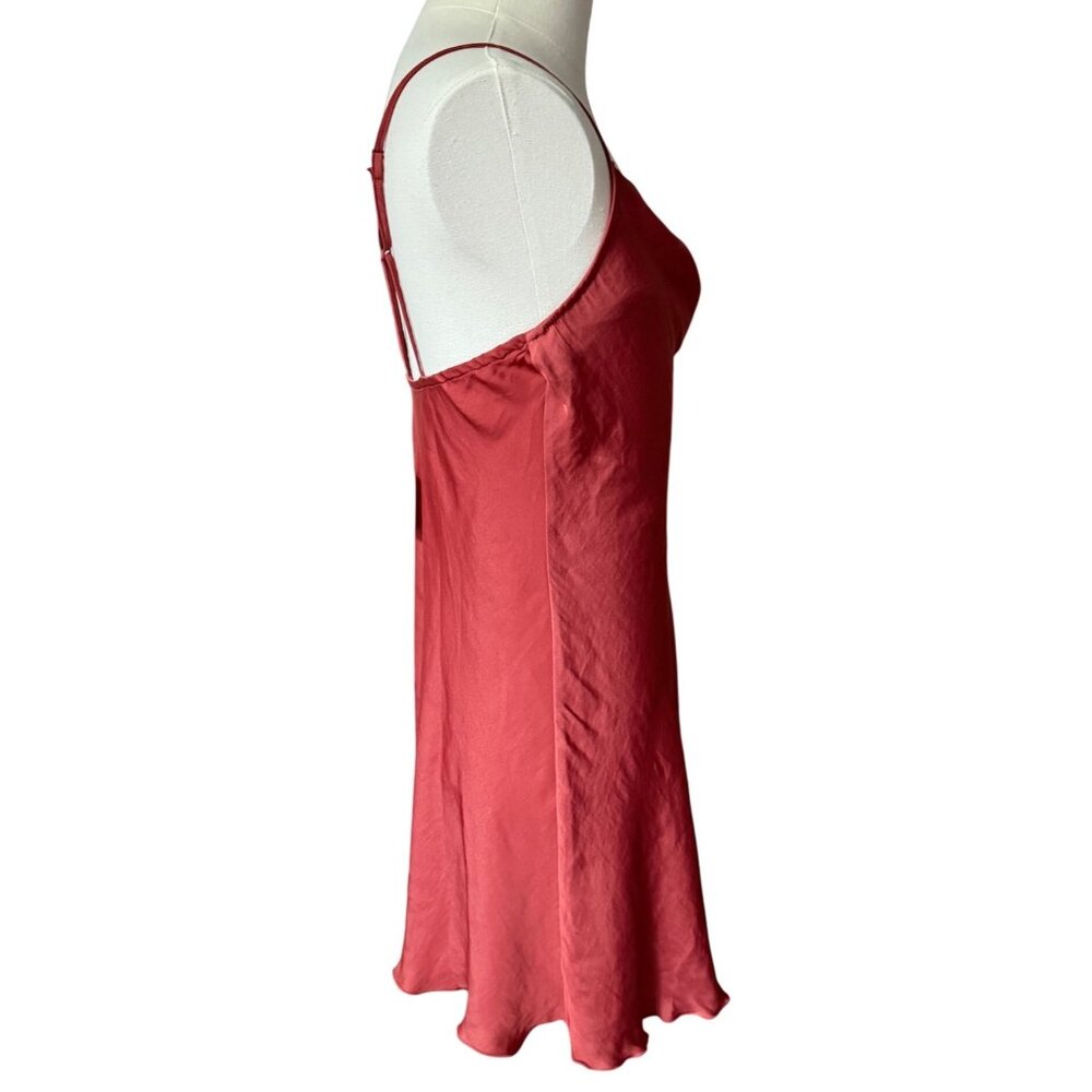Intimately Free People Cowl Girl Slip Dress in Pink Rose Medium NWT - Picture 4 of 16